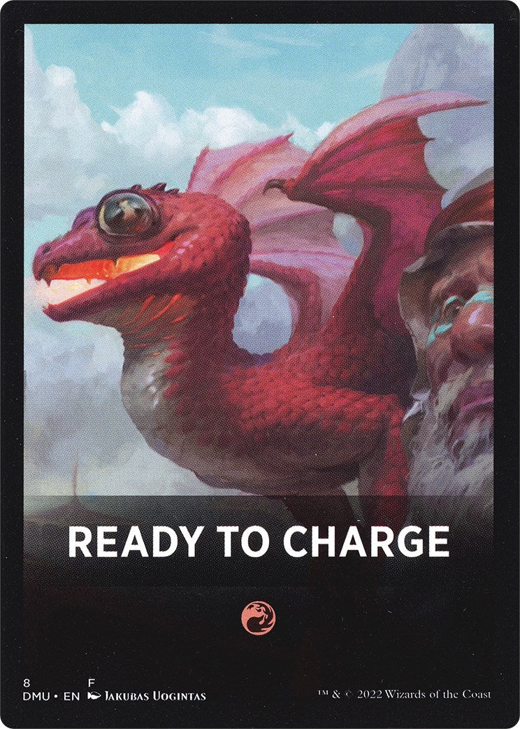 Ready to Charge Theme Card [Tokens] Dominaria United Tokens MTG Single Magic: The Gathering