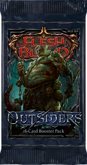 Flesh and Blood Outsiders Booster Pack Flesh And Blood Sealed Flesh And Blood   
