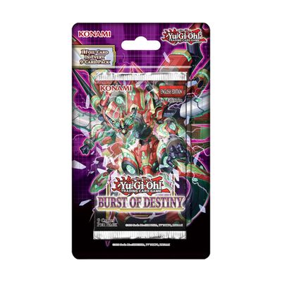 Yu-Gi-Oh! Burst of Destiny - Booster Pack (1st Edition) Yugioh Sealed Yu-Gi-Oh!   