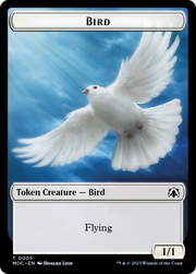 Bird // Kobolds of Kher Keep Double-Sided Token [Tokens] March of the Machine Commander Tokens MTG Single Magic: The Gathering