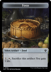 Clue // Food Double-Sided Token [Tokens] Murders at Karlov Manor Commander Tokens MTG Single Magic: The Gathering
