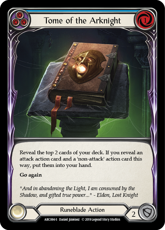 Tome of the Arknight [ARC084-S] 1st Edition Normal Flesh And Blood Single Flesh And Blood   