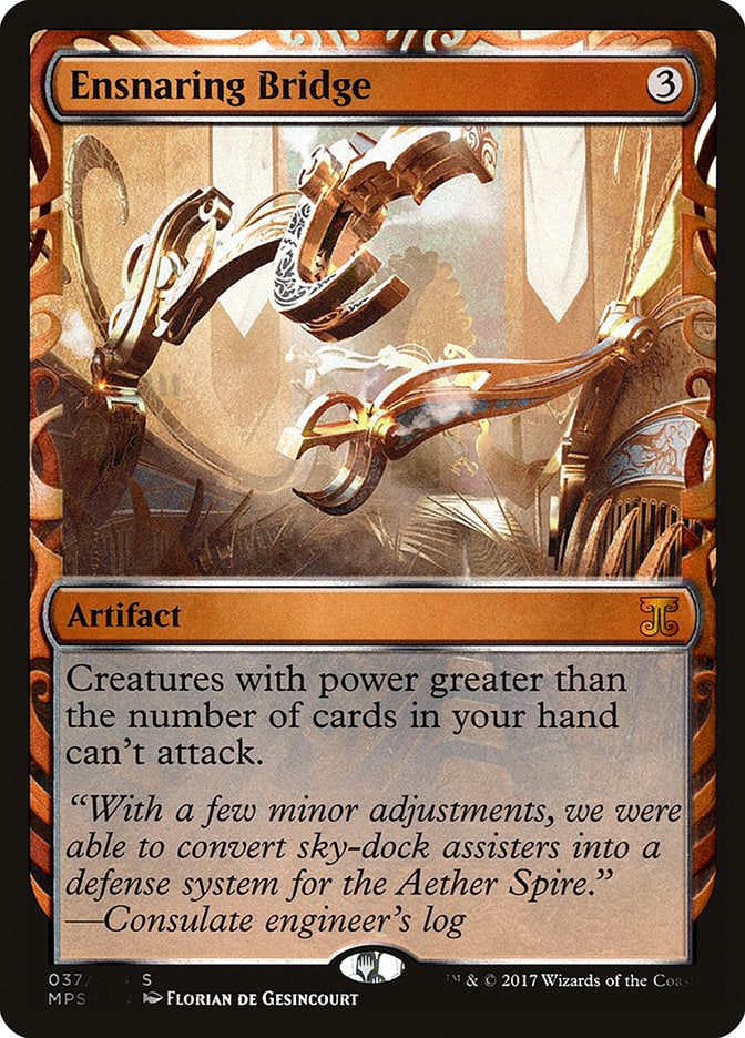 Ensnaring Bridge [Kaladesh Inventions] MTG Single Magic: The Gathering   