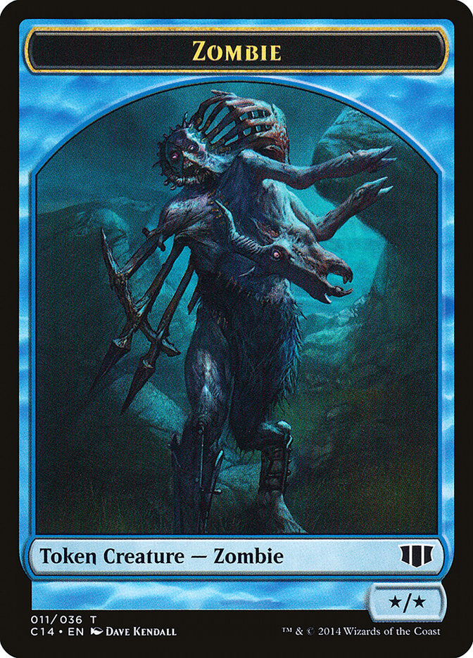 Ape // Zombie (011/036) Double-Sided Token [Commander 2014 Tokens] MTG Single Magic: The Gathering   