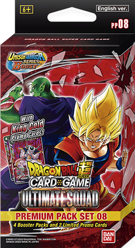 Unison Warrior Series BOOST: Ultimate Squad [PP08] - Premium Pack Set Dragon Ball Super Sealed Dragon Ball Super   