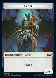 Ogre Warrior // Angel Double-Sided Token [Tokens] Streets of New Capenna Tokens MTG Single Magic: The Gathering