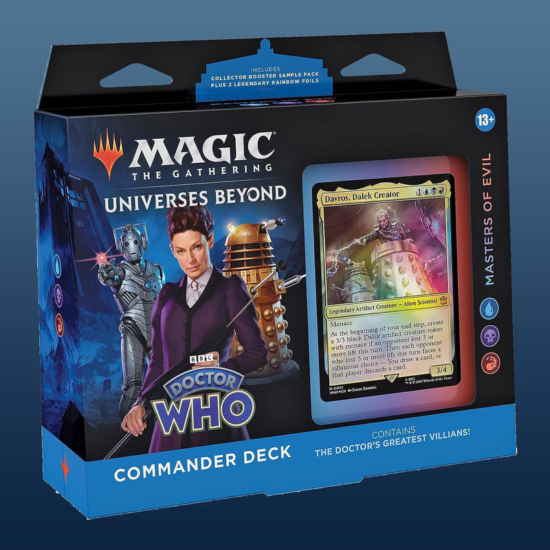 MTG Doctor Who Commander Deck - Masters of Evil MTG Sealed Magic: The Gathering   