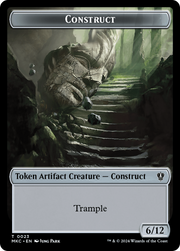 Construct // Soldier Double-Sided Token [Tokens] Murders at Karlov Manor Commander Tokens MTG Single Magic: The Gathering