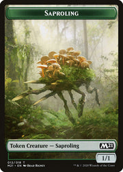 Bird // Saproling Double-Sided Token [Tokens] Core Set 2021 Tokens MTG Single Magic: The Gathering