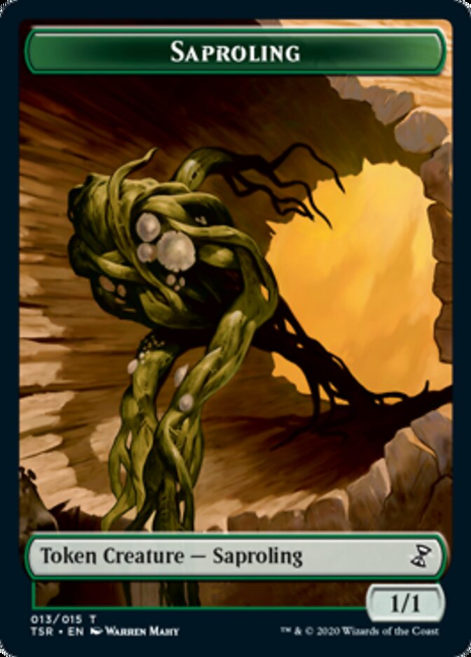 Saproling Token [Tokens] Time Spiral Remastered Tokens MTG Single Magic: The Gathering