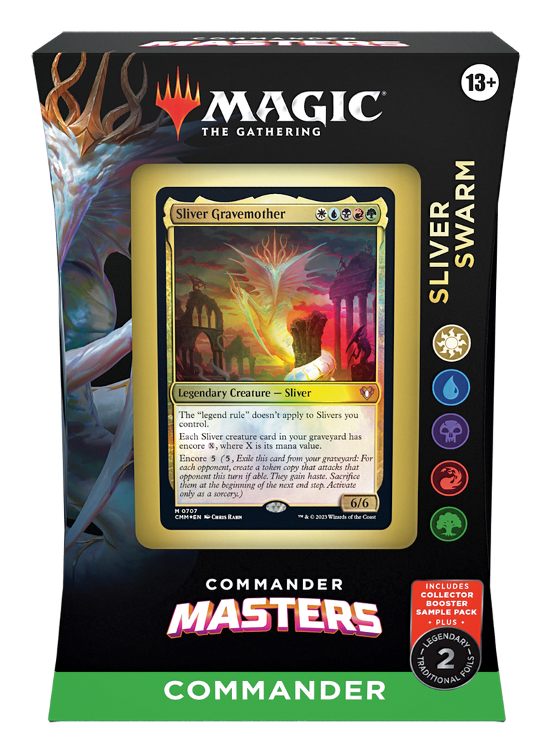 MTG Commander Masters Commander Deck: Sliver Swarm MTG Sealed Magic: The Gathering   