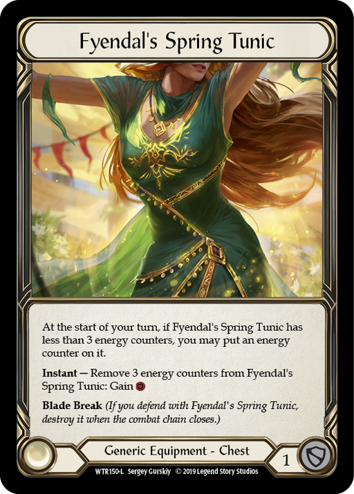 Fyendal's Spring Tunic [WTR150-L] Alpha Print Cold Foil Flesh And Blood Single Flesh And Blood   