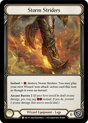 Storm Striders [ARC116] Unlimited Edition Rainbow Foil Flesh And Blood Single Flesh And Blood   