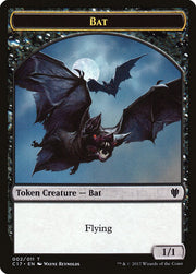 Bat // Vampire Double-Sided Token [Tokens] Commander 2017 Tokens MTG Single Magic: The Gathering