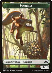 Soldier // Squirrel Double-Sided Token [Tokens] Double Masters Tokens MTG Single Magic: The Gathering