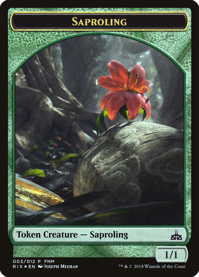 Illusion // Saproling Double-Sided Token [Friday Night Magic 2018] MTG Single Magic: The Gathering   