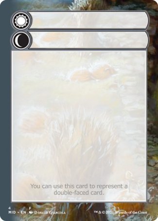 Helper Card (4/9) [Tokens] Innistrad: Midnight Hunt Tokens MTG Single Magic: The Gathering