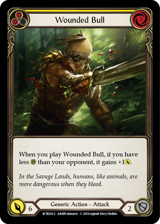 Wounded Bull (Yellow) [WTR201-C] Alpha Print Normal Flesh And Blood Single Flesh And Blood   