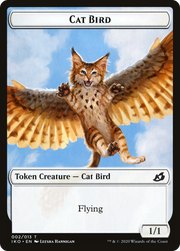 Cat Bird // Spirit Double-Sided Token [Starter Commander Decks] MTG Single Magic: The Gathering   