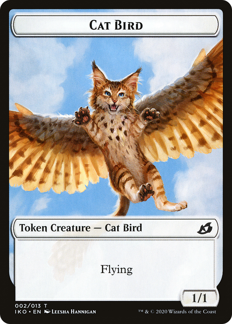Cat Bird // Thopter Double-Sided Token [Starter Commander Decks] MTG Single Magic: The Gathering   
