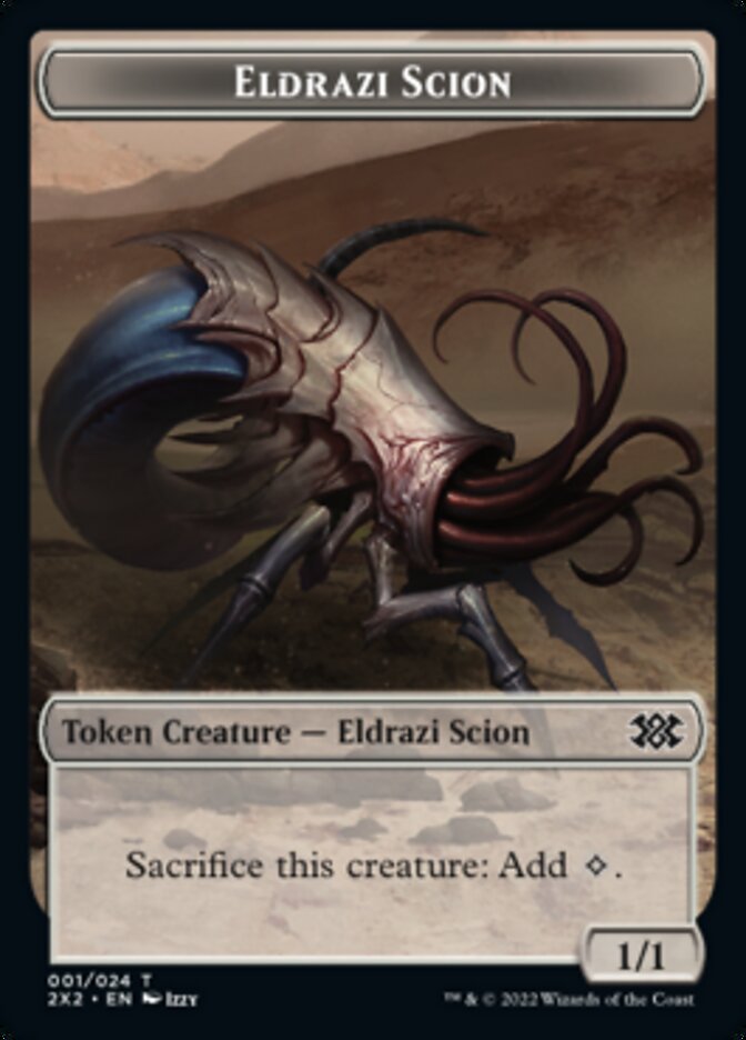Eldrazi Scion Token [Tokens] Double Masters 2022 Tokens MTG Single Magic: The Gathering