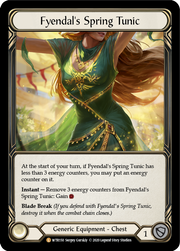 Fyendal's Spring Tunic [WTR150] Unlimited Edition Rainbow Foil Flesh And Blood Single Flesh And Blood   
