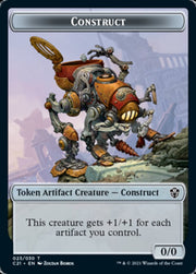 Copy // Construct (030) Double-Sided Token [Tokens] Commander 2021 Tokens MTG Single Magic: The Gathering