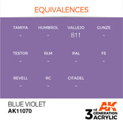 AK Interactive: 3rd Gen Acrylic Blue Violet 17ml Model Paints AK INTERACTIVE