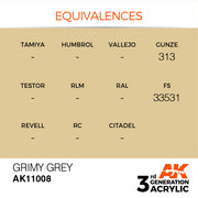 AK Interactive: 3rd Gen Acrylic Grimy Grey 17ml Model Paints AK INTERACTIVE