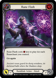 Rune Flash (Yellow) [ARC101] Unlimited Edition Rainbow Foil Flesh And Blood Single Flesh And Blood   