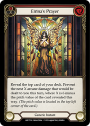 Eirina's Prayer (Red) [ARC173-R] 1st Edition Normal Flesh And Blood Single Flesh And Blood   