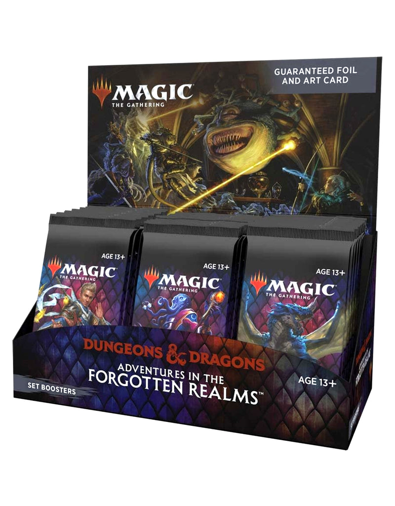 MTG Dungeons & Dragons: Adventures in the Forgotten Realms - Set Booster Box MTG Sealed Magic: The Gathering   