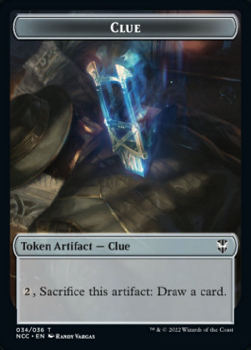 Clue // Elemental (005) Double-Sided Token [Streets of New Capenna Commander Tokens] MTG Single Magic: The Gathering   