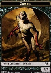 Zombie // Elephant Double-Sided Token [Tokens] Commander 2015 Tokens MTG Single Magic: The Gathering