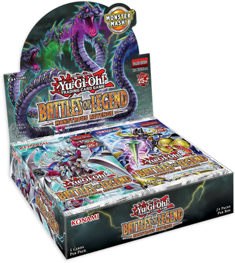 Yu-Gi-Oh! Battles of Legend: Monstrous Revenge Booster Box (1st Edition) Yugioh Sealed Yu-Gi-Oh!   