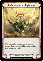 Embodiment of Lightning // Titan's Fist [ELE202] (Tales of Aria)  1st Edition Normal Flesh And Blood Single Flesh And Blood   