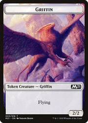 Bird // Griffin Double-Sided Token [Tokens] Core Set 2021 Tokens MTG Single Magic: The Gathering