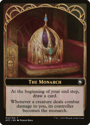 Squid // The Monarch Double-Sided Token [Streets of New Capenna Commander Tokens] MTG Single Magic: The Gathering   