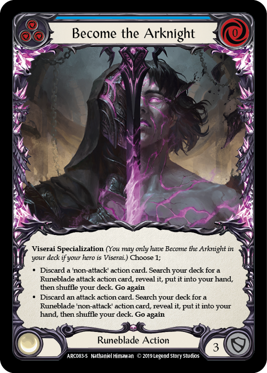 Become the Arknight [ARC083-S] 1st Edition Normal Flesh And Blood Single Flesh And Blood   