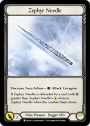 Zephyr Needle [CRU051] 1st Edition Normal Flesh And Blood Single Flesh And Blood   