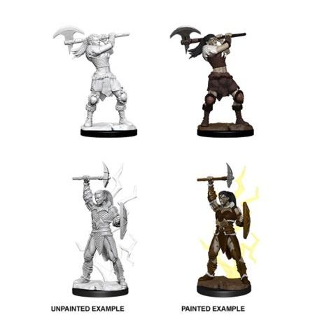 D&D Nolzur's Marvelous Miniatures: W10 Female Goliath Barbarian Unpainted Miniatures WizKids