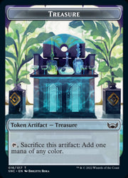 Treasure (016) // Copy Double-Sided Token [Tokens] Streets of New Capenna Tokens MTG Single Magic: The Gathering