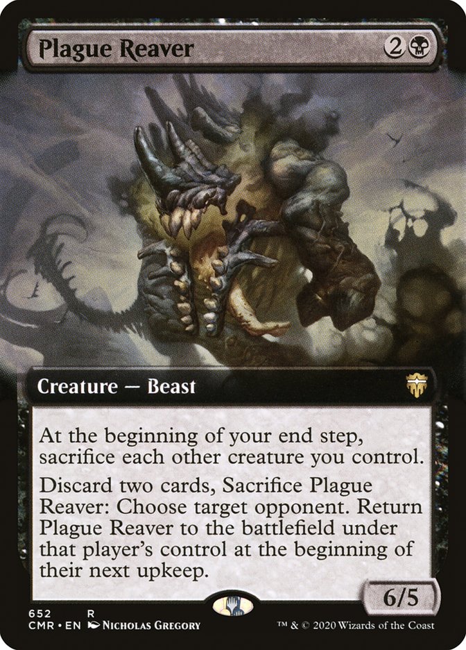 Plague Reaver (Extended Art) [Commander Legends]