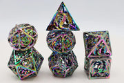 Foam Brain Games: Mystic Dragon 7-Die Set (Hollow Metal) Dice & Gaming Accessories Foam Brain Games