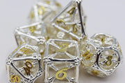 Foam Brain Games: Hollow Holy Bones 7-Die Set (Metal) Dice & Gaming Accessories Foam Brain Games