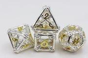 Foam Brain Games: Hollow Holy Bones 7-Die Set (Metal) Dice & Gaming Accessories Foam Brain Games