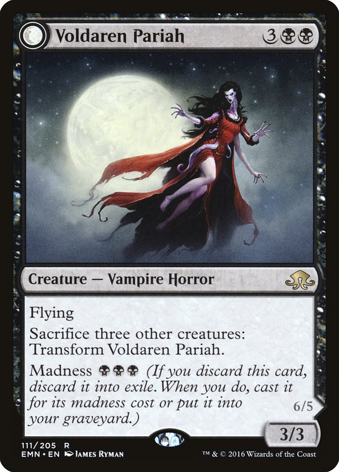 Voldaren Pariah // Abolisher of Bloodlines [Eldritch Moon] MTG Single Magic: The Gathering   