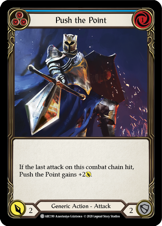 Push the Point (Blue) [ARC190] Unlimited Edition Normal Flesh And Blood Single Flesh And Blood   