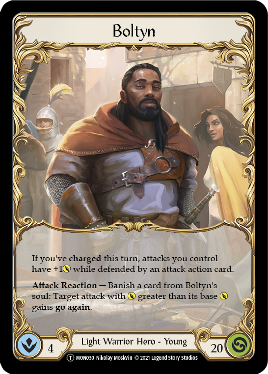Ser Boltyn, Breaker of Dawn // Boltyn [U-MON029 // U-MON030] Unlimited Normal Flesh And Blood Single Flesh And Blood   