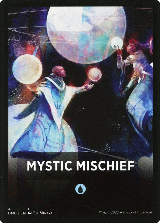 Mystic Mischief Theme Card [Tokens] Dominaria United Tokens MTG Single Magic: The Gathering